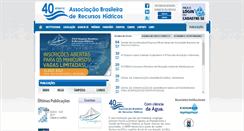 Desktop Screenshot of abrh.org.br
