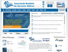 Tablet Screenshot of abrh.org.br